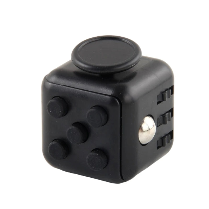 6/12 Sides Cube Decompression Toy Rainbow Stress Relief Autism ADHD OCD Anxiety Sensory Toys Fingertip Desk Toy for Kids Adult