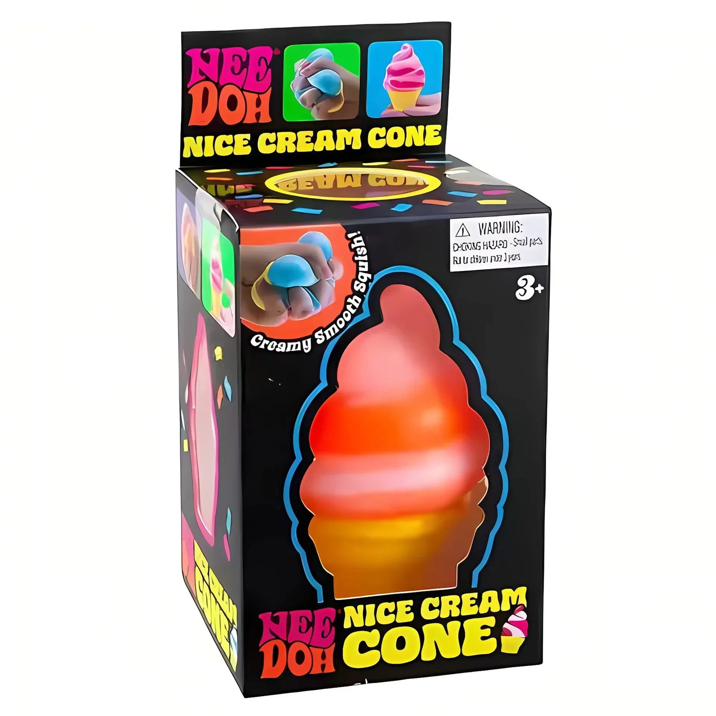 Schylling Needoh pizza Sensory Fidget Cube Stress Relief Squishy Cube Anti-Anxiety Squeeze Toy For Focus ADHD Population
