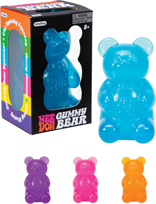 8cm NeeDoh Cute Gummy Bear Sensory Squeeze Toy with Jelly-like Filling Slow Rebound Stress Relief Toy To Alleviate Anxiety****