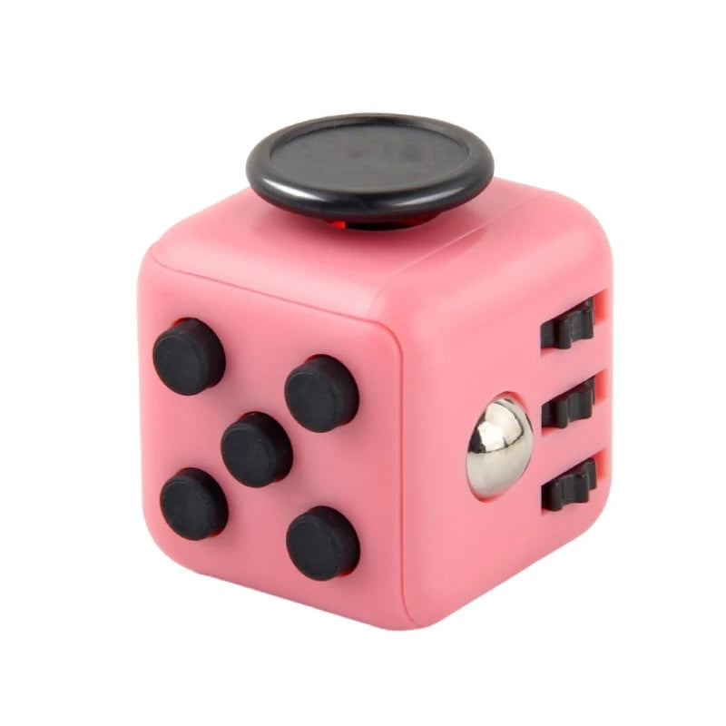 6/12 Sides Cube Decompression Toy Rainbow Stress Relief Autism ADHD OCD Anxiety Sensory Toys Fingertip Desk Toy for Kids Adult