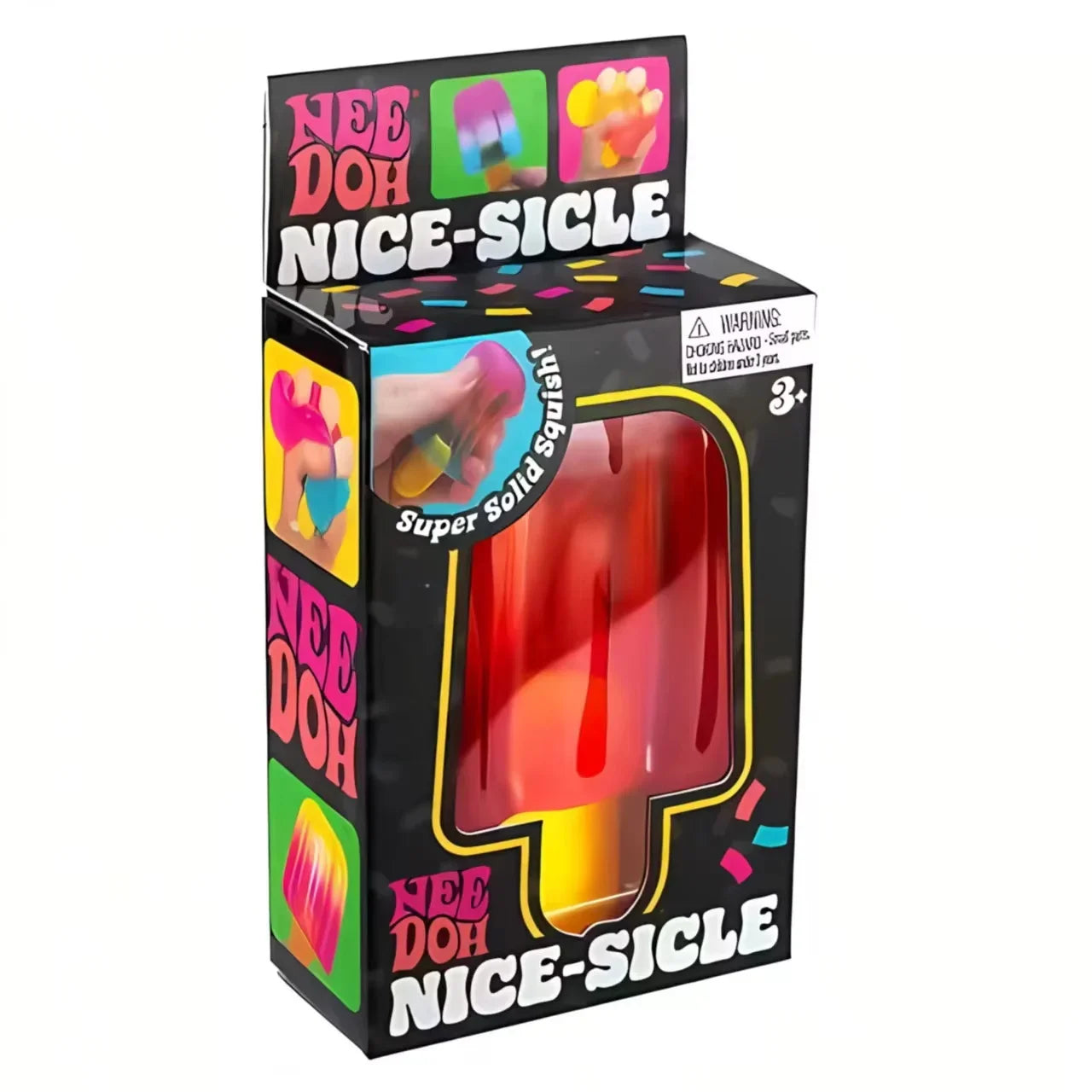 Schylling Needoh pizza Sensory Fidget Cube Stress Relief Squishy Cube Anti-Anxiety Squeeze Toy For Focus ADHD Population