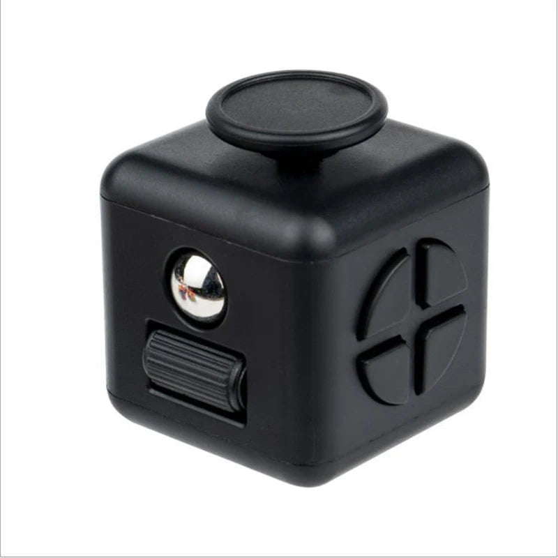 6/12 Sides Cube Decompression Toy Rainbow Stress Relief Autism ADHD OCD Anxiety Sensory Toys Fingertip Desk Toy for Kids Adult
