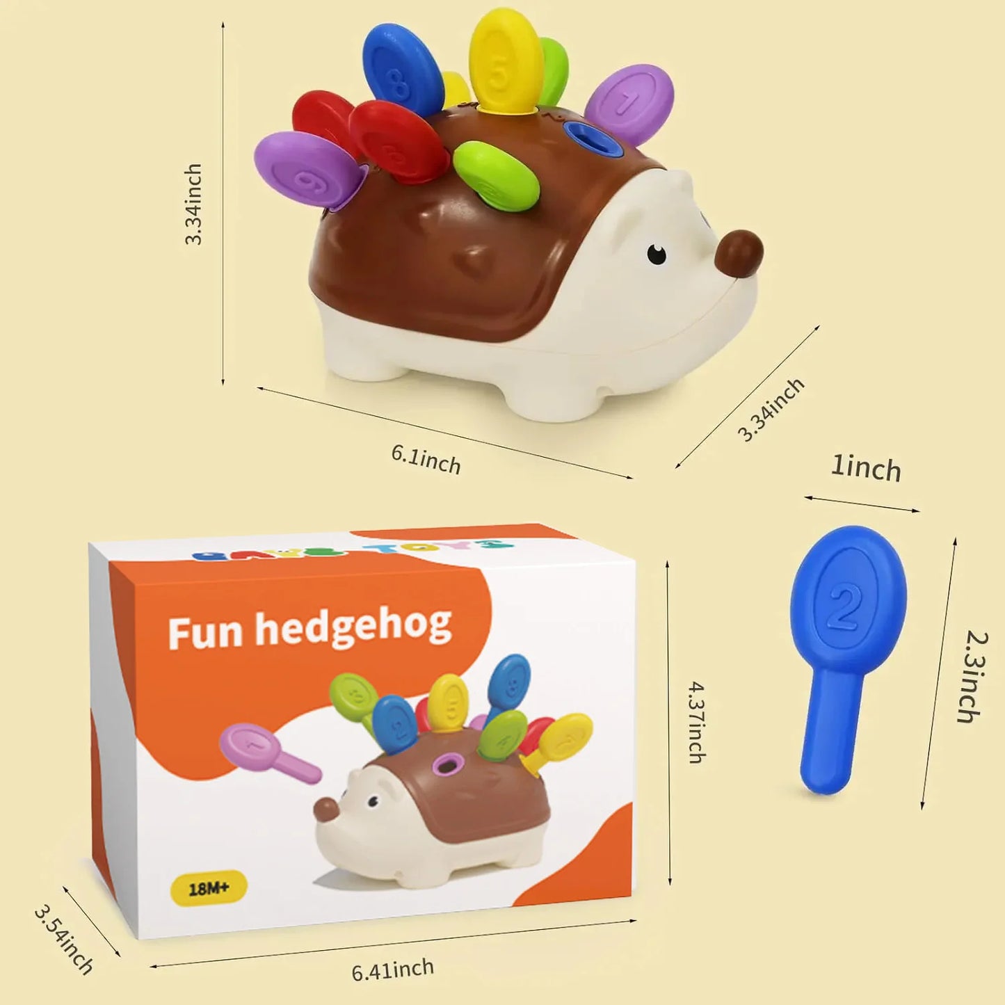Hedgehog Montessori Educational Toy