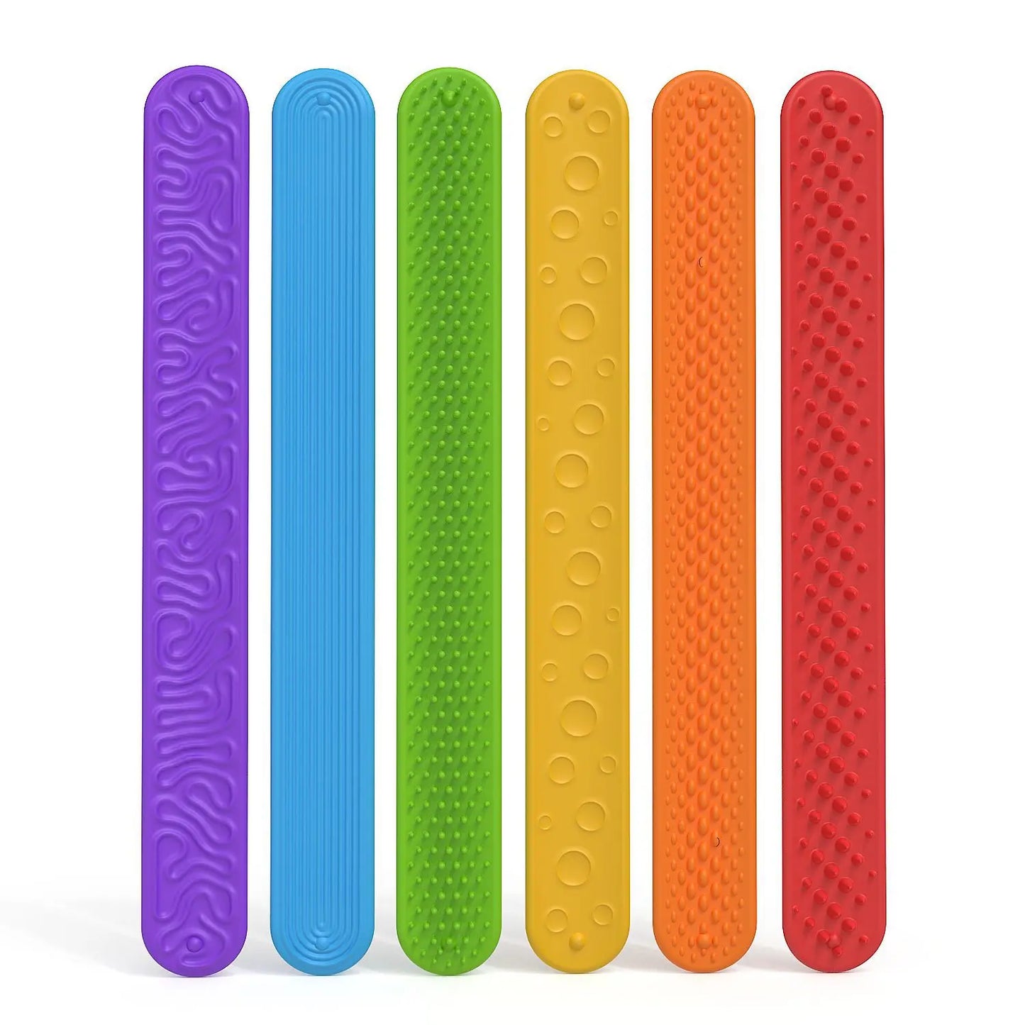 6 Pack Fidget Toys Slap Bracelets