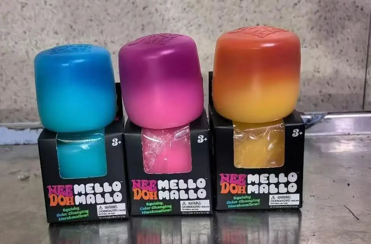 Needoh Color Changing Marshmallows Squishy Stress Relief Toy Slow Rebound Marshmallow Texture Fidget For Adult Anxiety Relief
